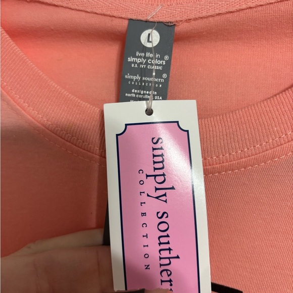 Simply Southern Peach Graphic Tee - Picture 3 of 3